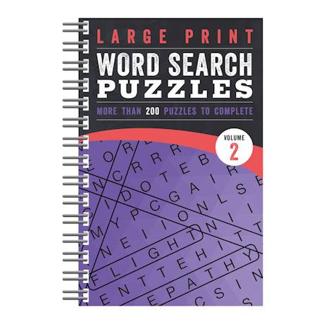 Large Print Word Search Puzzles - Set of 2
